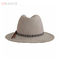 Cappelli molli surdimensionati 100% della fedora della lana degli uomini su ordinazione dei cappelli della fedora del cowboy dell'OEM