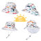 Protezione UV del cappello respirabile leggero del secchio di UPF per i bambini dei bambini