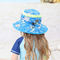 Cappelli del bordo dei bambini del cappello della falda Upf50+ del collo ampi 43cm 100% cotoni