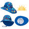 Bordo dei cappelli del secchio dei bambini della falda del collo dello SGS ampio per la spiaggia di estate