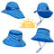 Le ragazze dei ragazzi del cappello della spiaggia dell'estate del bambino espongono al sole la copertura Safari Hat Cap della falda del collo del bambino del cappello