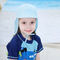 Cotone UV 50+ 100% dei cappelli del secchio degli ampi bambini regolabili del bordo