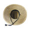Erba di Straw Sun Hats Natural Hollow della spiaggia della spuma del ODM per le donne dell'uomo