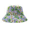Poliestere all'aperto stampato 100% dei cappelli del secchio di logo 55cm per i bambini