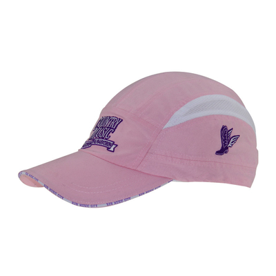 Belli cappelli da ginnastica rosa da donna cappelli da corsa ricamati personalizzati certificati SEDEX