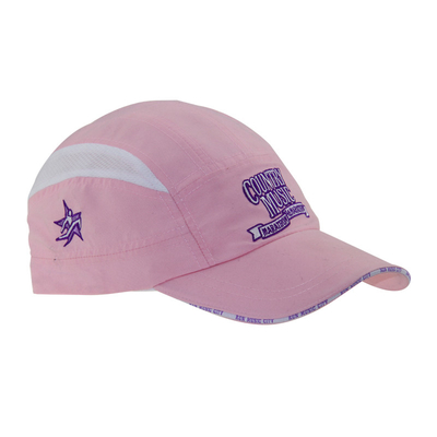 Belli cappelli da ginnastica rosa da donna cappelli da corsa ricamati personalizzati certificati SEDEX