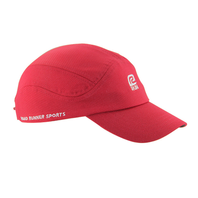 Griglia di poliestere rosso Logo personalizzato con cappello da corsa