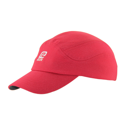 Griglia di poliestere rosso Logo personalizzato con cappello da corsa