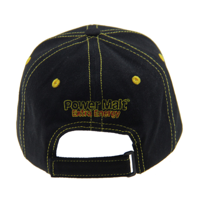 Cappuccio da baseball con bordo curvo di cotone a 6 pannelli a profilo basso