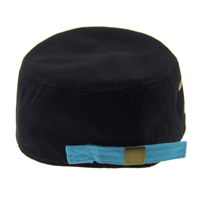 Bello cappello da baseball militare di cotone tessuto stampa personalizzata cappello da cadetto di cotone