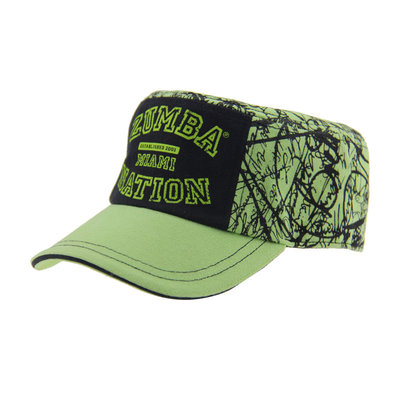 Personalizzazione Cappello da cadetto ricamato verde regolabile Outdoor Moderno