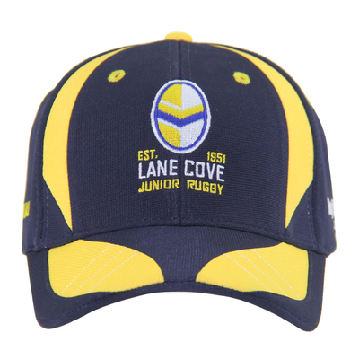Cappelli da baseball da corsa in poliestere ottomano con logo a ricamo piatto