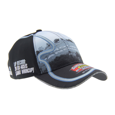 Cappelli da baseball regolabili eco-compatibili cappelli da corsa personalizzati con ricamo 3D