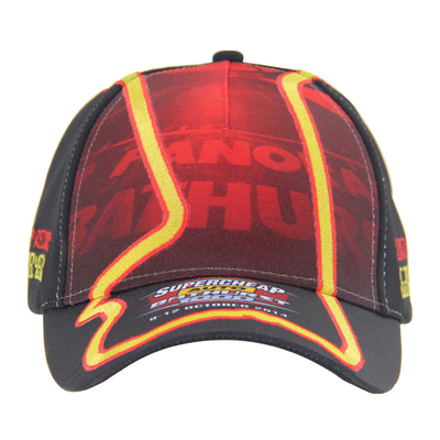 Cappucci da baseball 100% in poliestere traspirante con logo a ricamo piatto