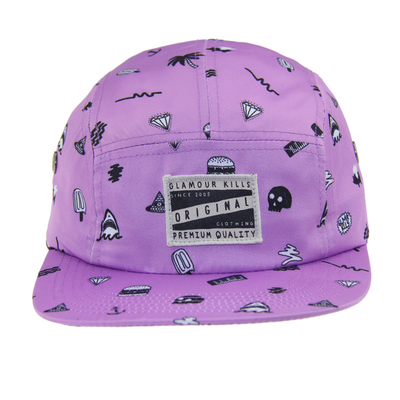 Personalizzabile tutto sopra stampato 5 pannelli Campeggio Baseball Cap per l' estate