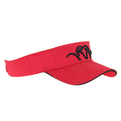 Adulto cotone maschile Visore da spiaggia 3D Embroidery Donna Golf Cappelli personalizzabili