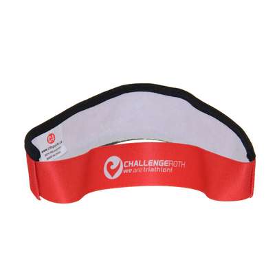 Cappucci per la visiera solare sportiva alla moda con logo di stampa in sublimazione sul davanti e sul retro
