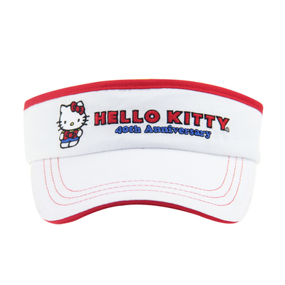 Bambini Peso leggero Visore solare Caps Bianco Visore ombra solare Cappello Chiusura regolabile