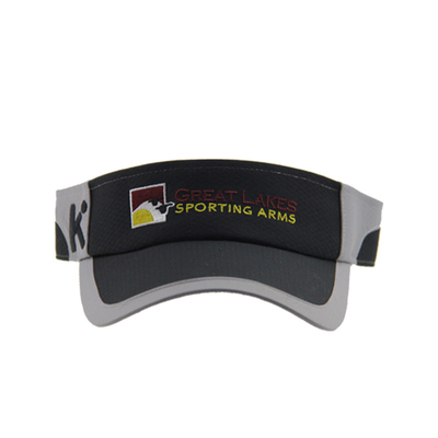 Polymesh estivo ricamo sportivo visore solare cappelli con picco curvo