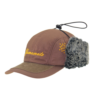 Cappello uomo impermeabile di calore alla moda con logo ricamato