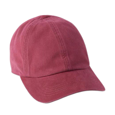 Cappello da baseball 100% cotone biologico lavato, basso profilo non costruito per esterni 6 pannelli