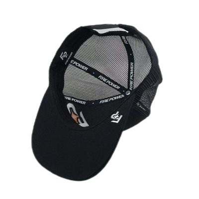 6 pannello Flat Peak regolabile mesh Trucker cappello con chiusura Snapback
