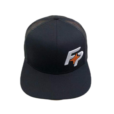 6 pannello Flat Peak regolabile mesh Trucker cappello con chiusura Snapback