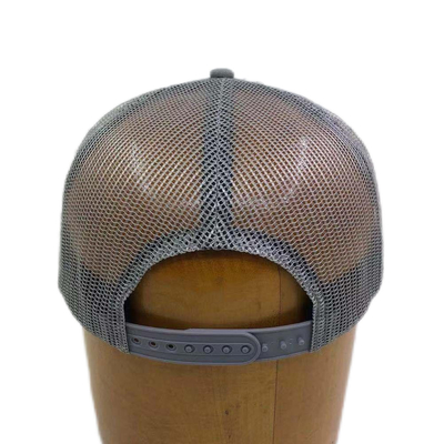 6 pannello Flat Peak regolabile mesh Trucker cappello con chiusura Snapback