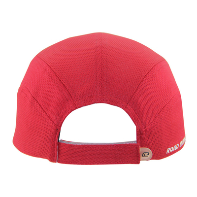 Griglia di poliestere rosso Logo personalizzato con cappello da corsa