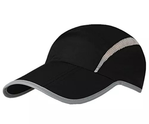 Cappuccio da baseball pieghevole di moda, protezione solare con strisce riflettente