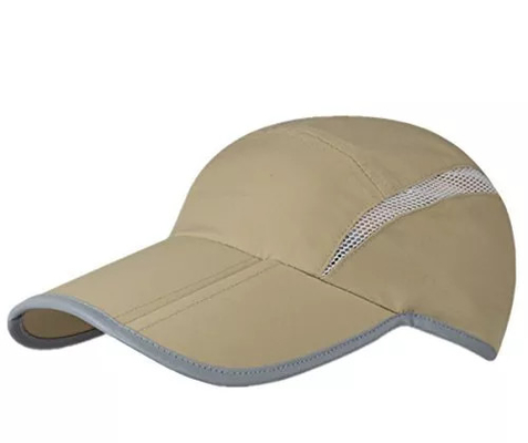 Cappuccio da baseball pieghevole di moda, protezione solare con strisce riflettente