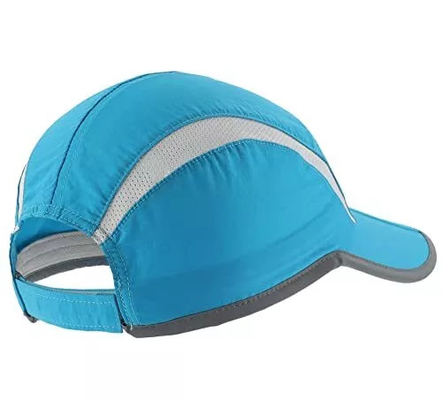 Cappuccio da baseball pieghevole di moda, protezione solare con strisce riflettente