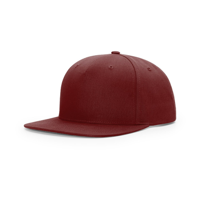 Snapback anteriore personalizzato 5 cappelli a pannello a picco piatto Snapback a profilo medio
