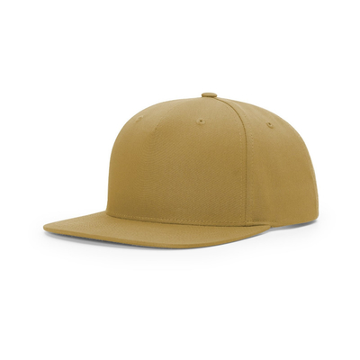 Snapback anteriore personalizzato 5 cappelli a pannello a picco piatto Snapback a profilo medio
