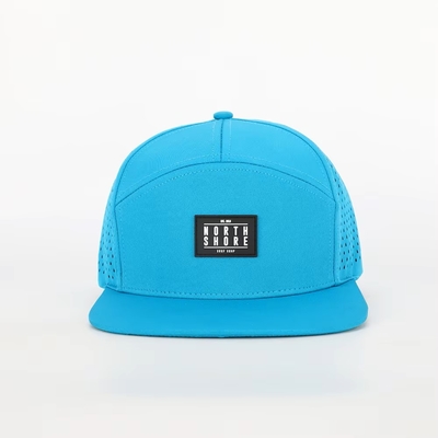 Custom Front Flat Peak Snapback Profillo medio 7 pannello Snapback Hat