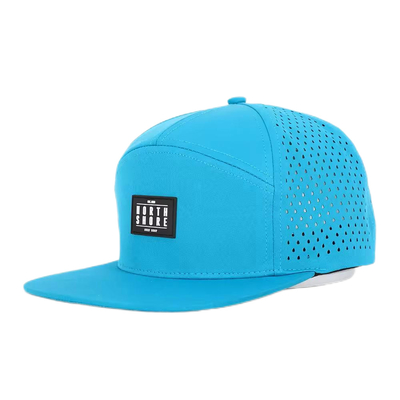 Custom Front Flat Peak Snapback Profillo medio 7 pannello Snapback Hat