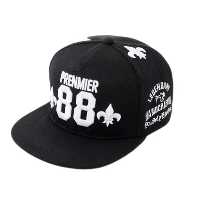Cappello Snapback in lana durabile 3D ricamo Cappello da baseball personalizzabile