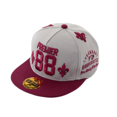 Cappello Snapback in lana durabile 3D ricamo Cappello da baseball personalizzabile