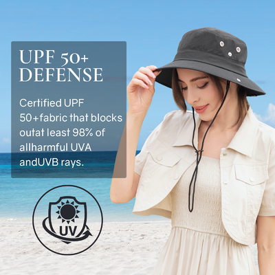 Cappelli a secco ripiegabili UPF 50+