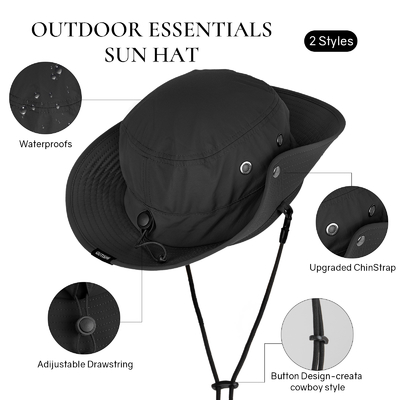 Cappelli a secco ripiegabili UPF 50+