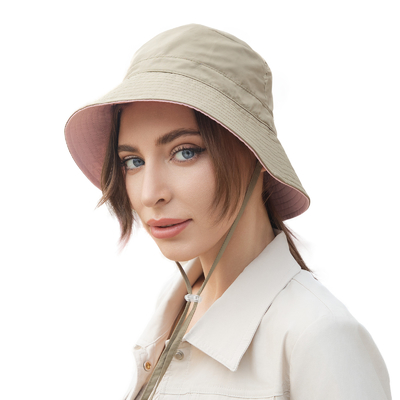 Cappelli da pescatore con secchio di pesce con cinghia UPF 50+