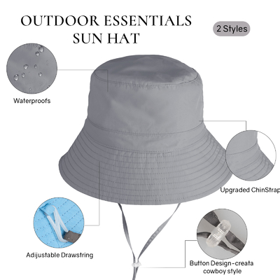 Cappelli da pescatore con secchio di pesce con cinghia UPF 50+