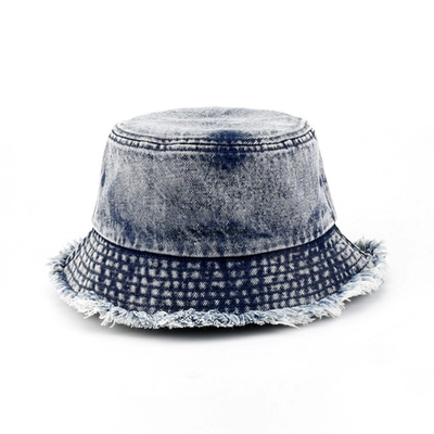 OEM ODM lavato i bordi grezzi jeans cappelli vintage classico cappello