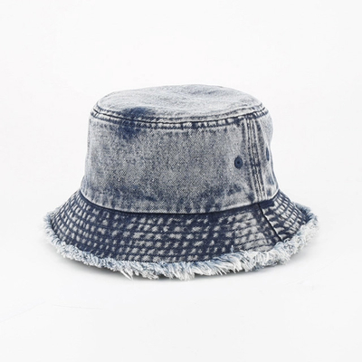 OEM ODM lavato i bordi grezzi jeans cappelli vintage classico cappello