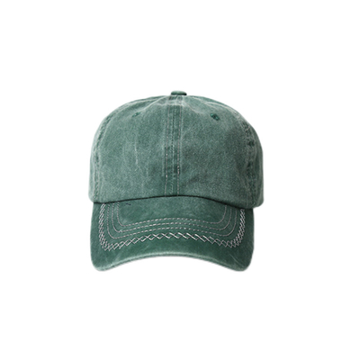 Cappello da baseball di cotone spazzolato, 6 pannelli regolabile