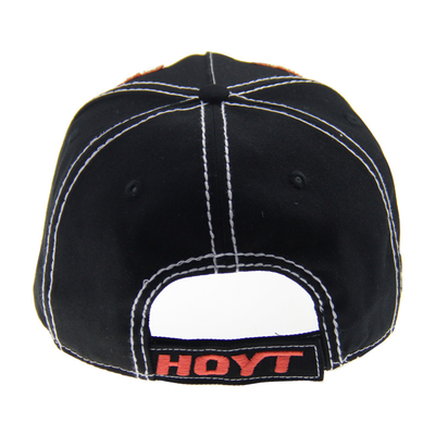 Cappello da baseball di cotone spazzolato a visore precorso