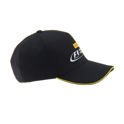 Stampa standard di base F1 Cappello da baseball a cinque pannelli Cappello da baseball regolabile