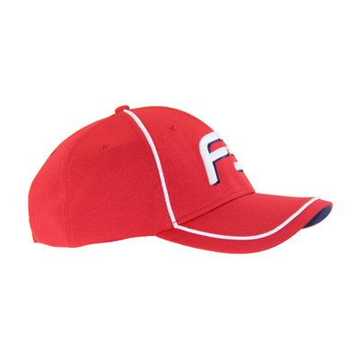 Polymesh rosso logo ricamato cappello da baseball unisex basso profilo cappelli regolabili casual