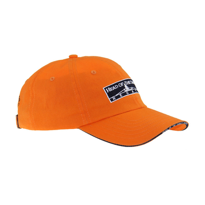 Classic 6 Panel Cotton Embroidery Cap Baseball, Low Profile Sandwich Regolabile Caps Uomini E Donne