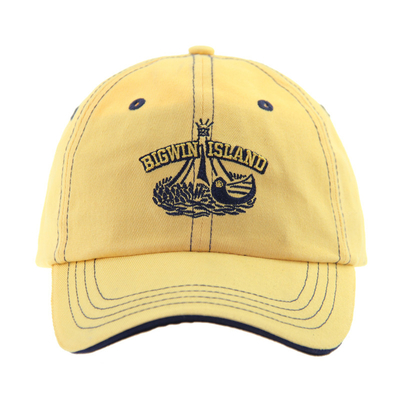 Base 6 pannello cotone ricamo cappelli da baseball, basso profilo Sandwich regolabile cappelli maschili e femminili